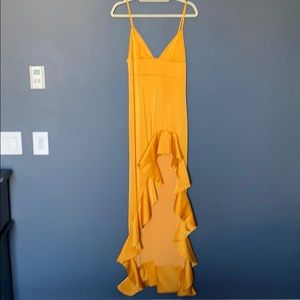 Golden yellow dress